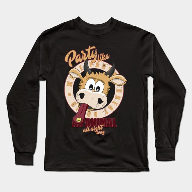 PartyCow Long Sleeve T-Shirt by aidsch